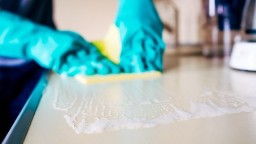 Professional short-term rental kitchen cleaning for a Waterloo host