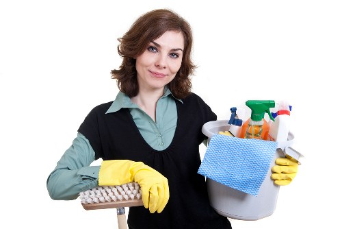 Post-construction cleaning of a renovated Waterloo home interior